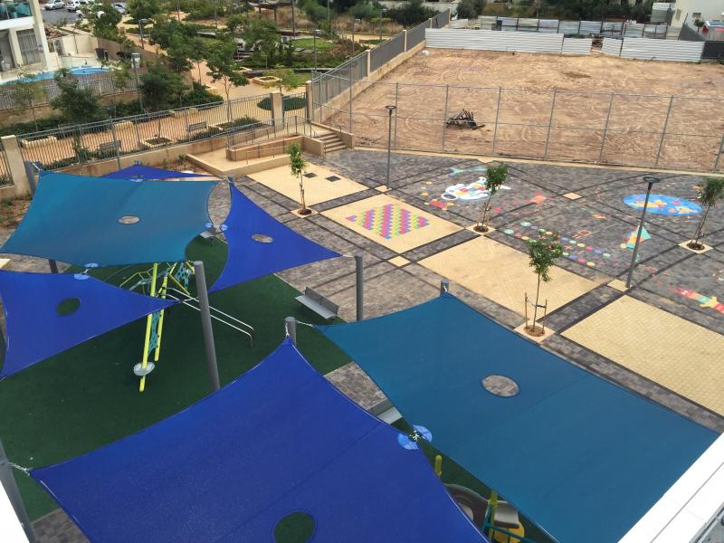 בית ספר כוכב הצפון מבט מעל לחצר